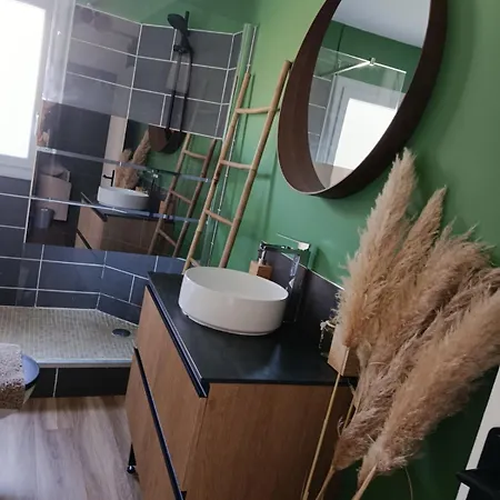 Apartment Dijon-gare & Parking Prive - L'escale Boheme- 41m2